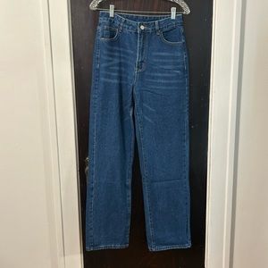 Wide leg denim